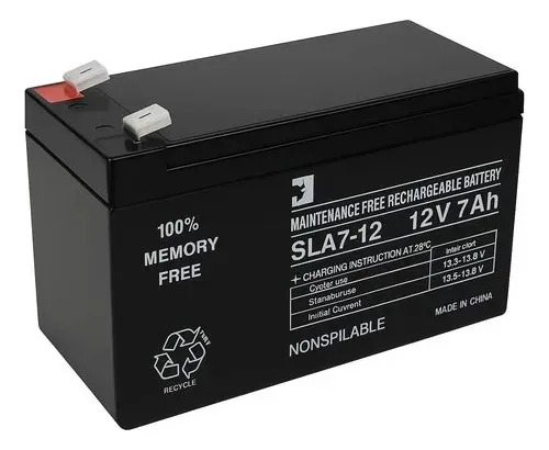 Batería De Repuesto 12V 7Ah Nrg Plus