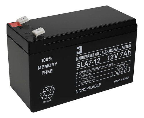 Bateria de 12v 7ah NRG PLUS
