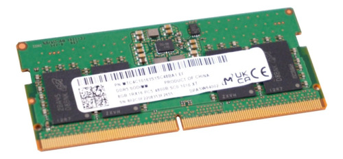 Memoria RAM Ddr5 8GB 5600MHZ Sodimm