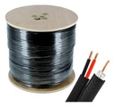Rollo De Cable Coaxial + Corriente Rg59 305m Nrg Plus