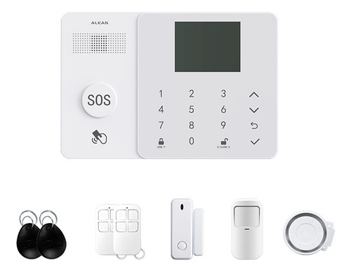 KIT DE ALARMA INALÁMBRICA WIFI + 4G ALEAN