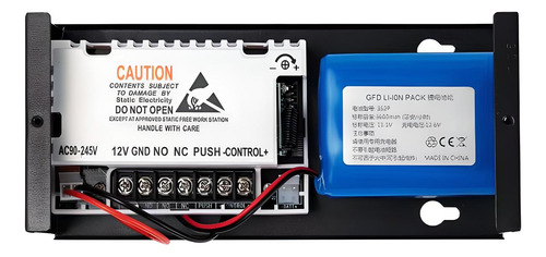 [KPS-95B] MINI FUENTE BACKUP 5AMP PUSH Y TEMPORIZADOR CON BATERIA