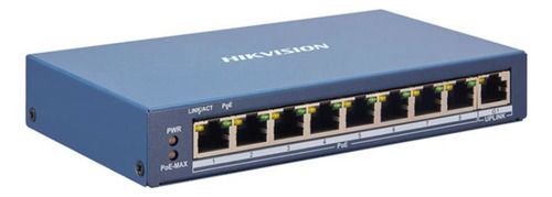 SWITCH POE ADMINISTRABLE 8 PUERTOS  100MB + 1 UPLINK 100MB