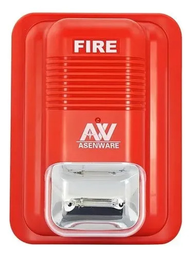 Sirena De Incendio Con Flash 12/24V Asenware
