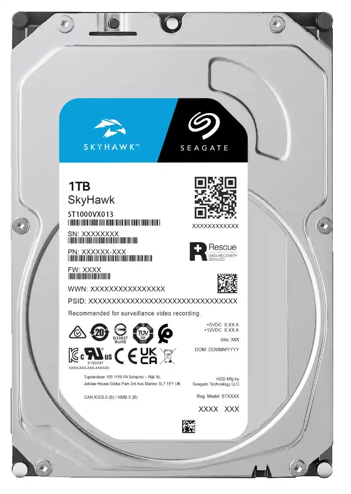 Disco Seagate 1TB SkyHawk surveillance