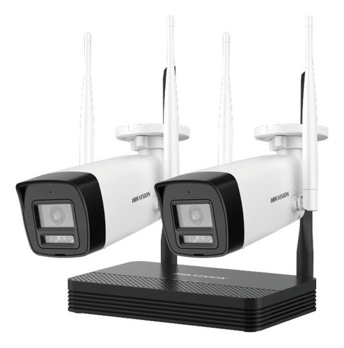 Kit 4 Cámaras IP WiFi NVS422W0H + 1 Cámara IP Bullet 2MP + 1 Cámara IP PT 2MP