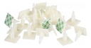 PACK 20 UNIDADES SOPORTE / SEPARADOR DE PCB 3MM ALTO 6.3MM ADHESIVO