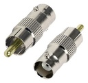 20 ADAPTADORES BNC HEMBRA A RCA MACHO